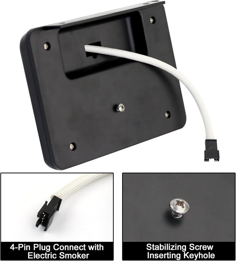 FBULWSEC 9907160014 Digital Control Panel Kit Replacement for Masterbuilt Compatible with Masterbuilt MB20071317/ 20071117/21071218 & More MB Digital Electric Smoker - Image 3